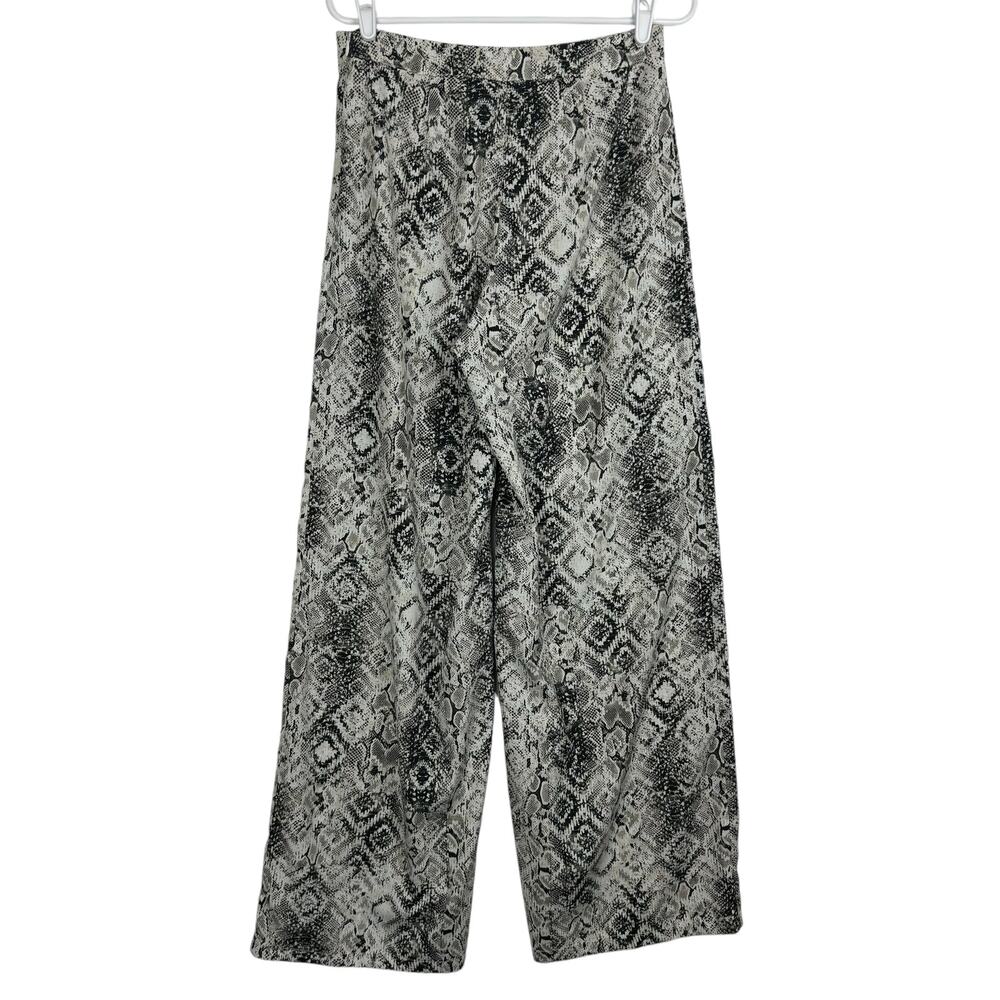 Women's DO+BE Muilticolor Snake Print Side Zip Wide Leg‎ Palazzo Pant sz Large - Picture 2 of 8